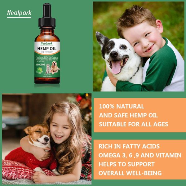 BUY HEALPARK HEMP OIL | PETS - 1500MG - Image 4