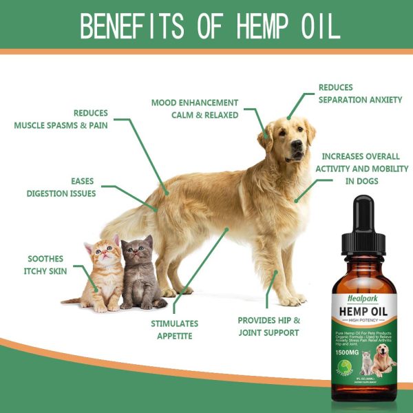 BUY HEALPARK HEMP OIL | PETS - 1500MG - Image 5