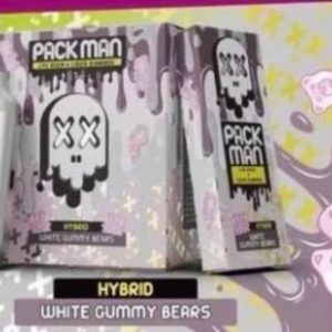 Packman White Gummy Bears Disposable (HYBRID)